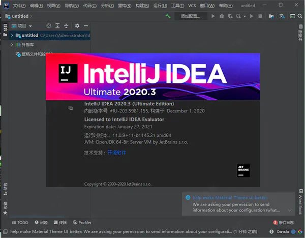 IntelliJ IDEA2020.3中文破解版