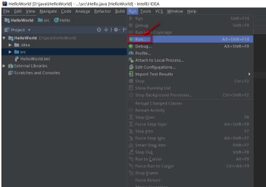 IntelliJ IDEA2020运行Java程序9