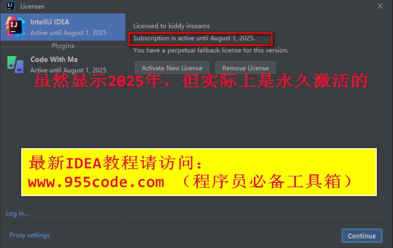 IDEA最新永久激活码激活教程插图12 IDEA最新永久激活码激活教程