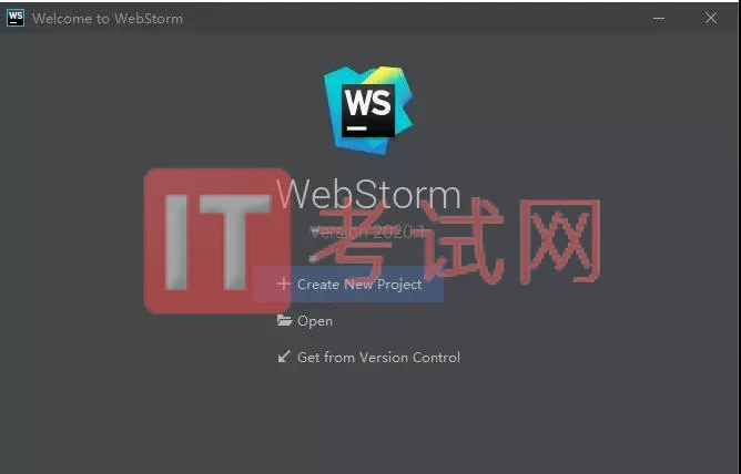 WebStorm2020.1下载及激活成功教程版安装教程16