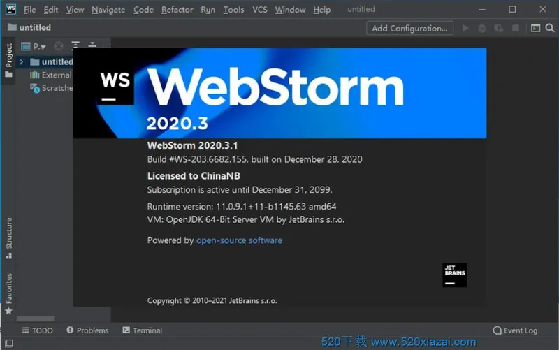 WebStorm2020.3.3 WebStorm2020.2最新破解版