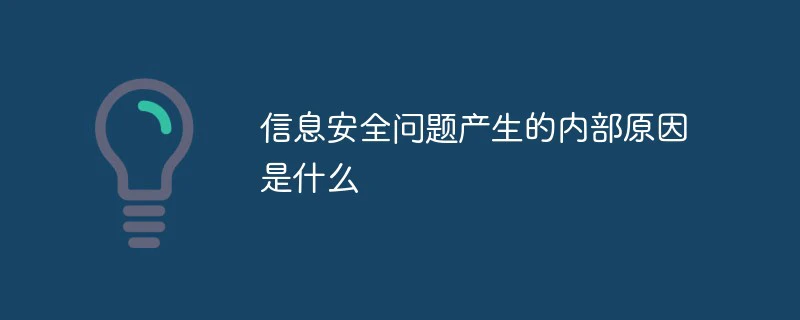 信息安全问题产生的内部原因是什么-安全