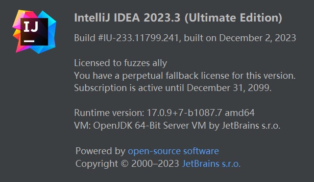 最新IDEA激活码（IDEA永久激活激活成功教程教程，支持2023和2024）