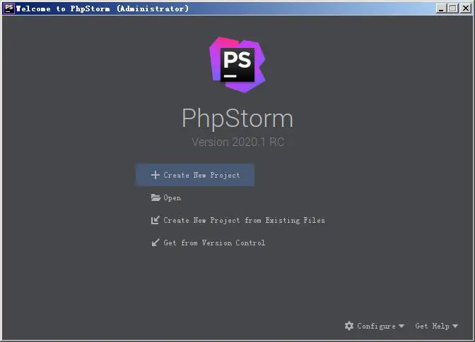 etbrains PhpStorm 2020.1中文激活成功教程版