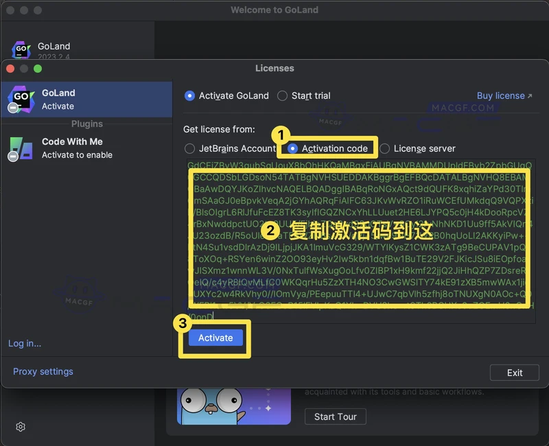 图片[4] - 「Go语言集成开发环境」JetBrains GoLand v2023.2.4 中文激活版 - macGF