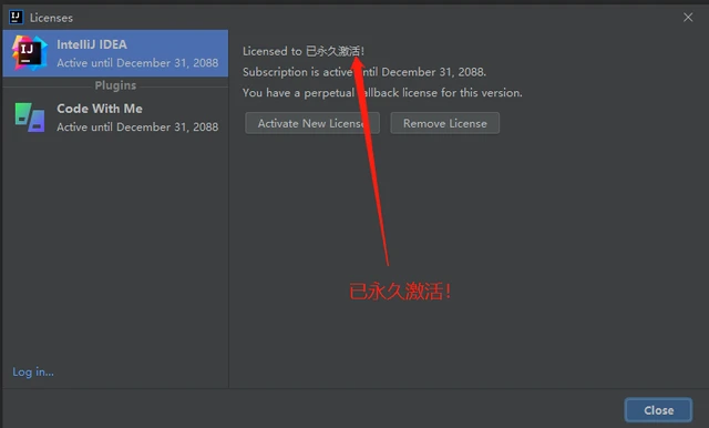 最新IDEA激活激活成功教程教程，IDEA激活码（亲测有效）