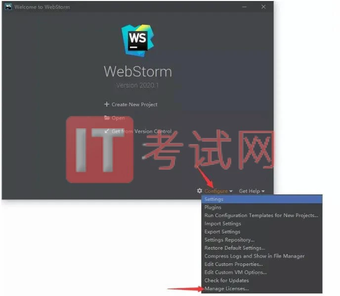 WebStorm2020.1下载及激活成功教程版安装教程21