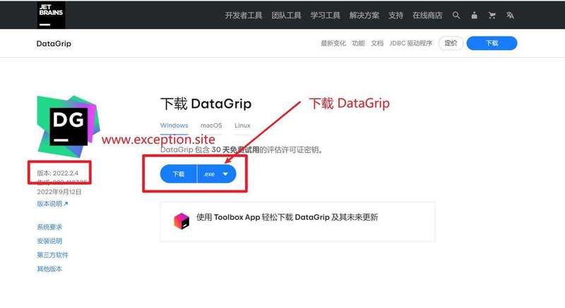 Datagrip 2022.2.4版本官网下载